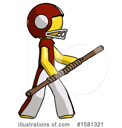 Royalty-Free (RF) Yellow Design Mascot Clipart Illustration by Leo Blanchette - Stock Sample #1581321