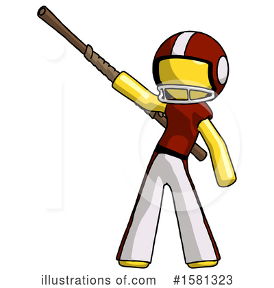 Royalty-Free (RF) Yellow Design Mascot Clipart Illustration by Leo Blanchette - Stock Sample #1581323