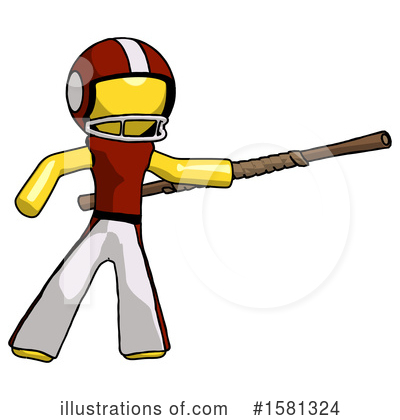 Royalty-Free (RF) Yellow Design Mascot Clipart Illustration by Leo Blanchette - Stock Sample #1581324