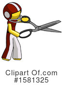 Yellow Design Mascot Clipart #1581325 by Leo Blanchette