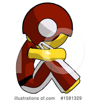 Royalty-Free (RF) Yellow Design Mascot Clipart Illustration by Leo Blanchette - Stock Sample #1581329