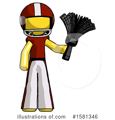 Royalty-Free (RF) Yellow Design Mascot Clipart Illustration by Leo Blanchette - Stock Sample #1581346