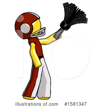 Royalty-Free (RF) Yellow Design Mascot Clipart Illustration by Leo Blanchette - Stock Sample #1581347