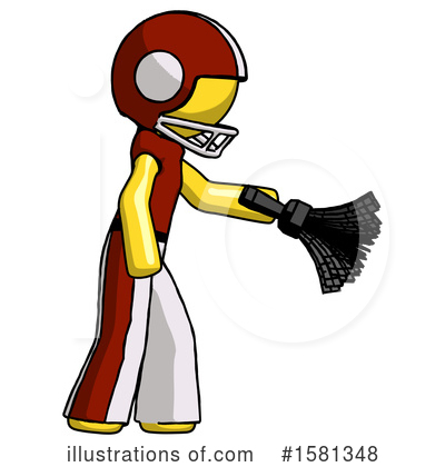 Royalty-Free (RF) Yellow Design Mascot Clipart Illustration by Leo Blanchette - Stock Sample #1581348
