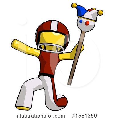 Royalty-Free (RF) Yellow Design Mascot Clipart Illustration by Leo Blanchette - Stock Sample #1581350