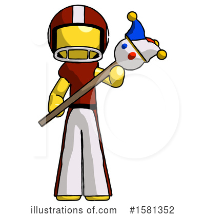 Royalty-Free (RF) Yellow Design Mascot Clipart Illustration by Leo Blanchette - Stock Sample #1581352