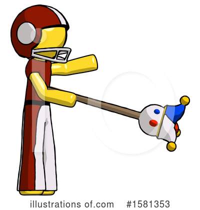 Royalty-Free (RF) Yellow Design Mascot Clipart Illustration by Leo Blanchette - Stock Sample #1581353