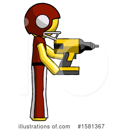 Royalty-Free (RF) Yellow Design Mascot Clipart Illustration by Leo Blanchette - Stock Sample #1581367