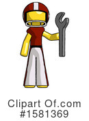Yellow Design Mascot Clipart #1581369 by Leo Blanchette