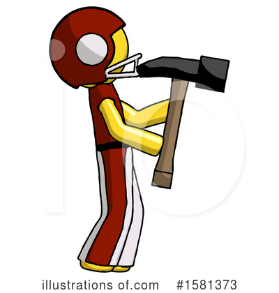 Royalty-Free (RF) Yellow Design Mascot Clipart Illustration by Leo Blanchette - Stock Sample #1581373