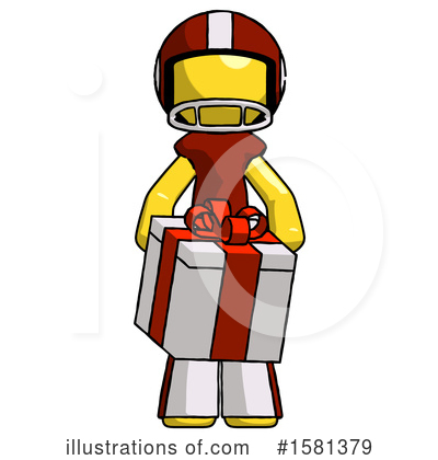 Royalty-Free (RF) Yellow Design Mascot Clipart Illustration by Leo Blanchette - Stock Sample #1581379
