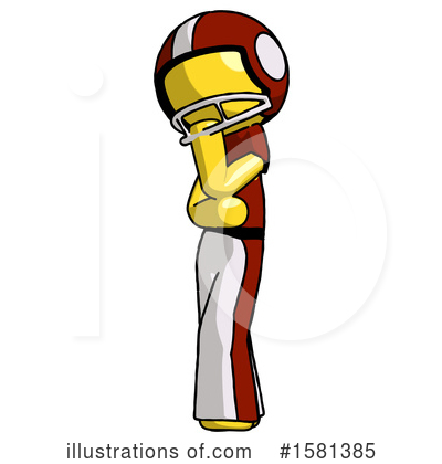 Royalty-Free (RF) Yellow Design Mascot Clipart Illustration by Leo Blanchette - Stock Sample #1581385