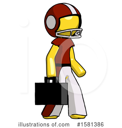 Royalty-Free (RF) Yellow Design Mascot Clipart Illustration by Leo Blanchette - Stock Sample #1581386