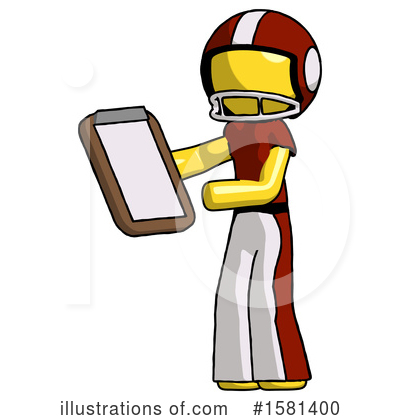Royalty-Free (RF) Yellow Design Mascot Clipart Illustration by Leo Blanchette - Stock Sample #1581400