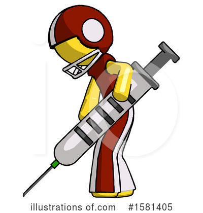 Royalty-Free (RF) Yellow Design Mascot Clipart Illustration by Leo Blanchette - Stock Sample #1581405