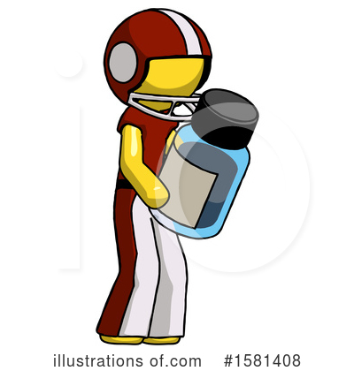 Royalty-Free (RF) Yellow Design Mascot Clipart Illustration by Leo Blanchette - Stock Sample #1581408