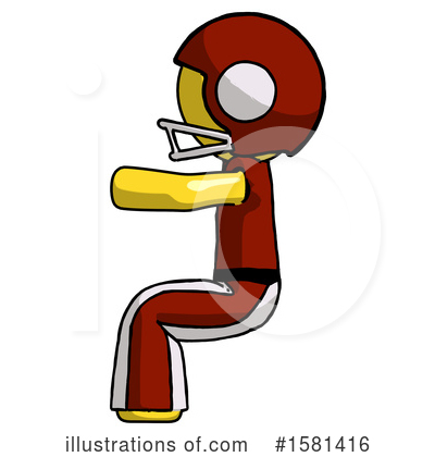 Royalty-Free (RF) Yellow Design Mascot Clipart Illustration by Leo Blanchette - Stock Sample #1581416