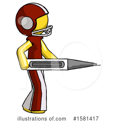 Royalty-Free (RF) Yellow Design Mascot Clipart Illustration by Leo Blanchette - Stock Sample #1581417