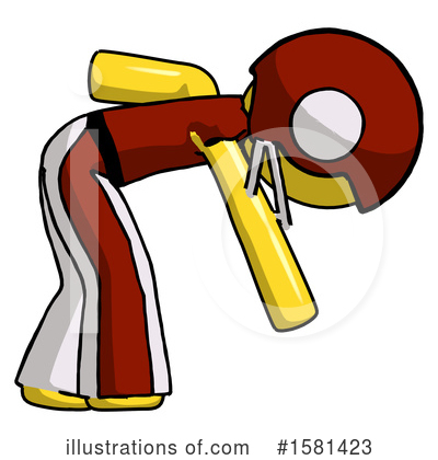 Royalty-Free (RF) Yellow Design Mascot Clipart Illustration by Leo Blanchette - Stock Sample #1581423