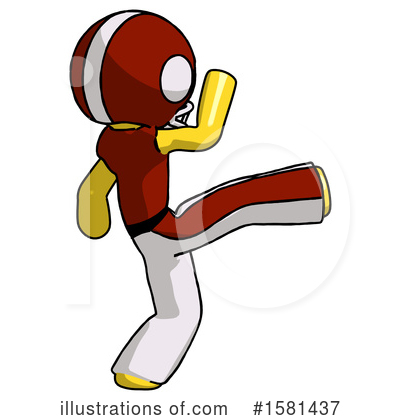 Royalty-Free (RF) Yellow Design Mascot Clipart Illustration by Leo Blanchette - Stock Sample #1581437