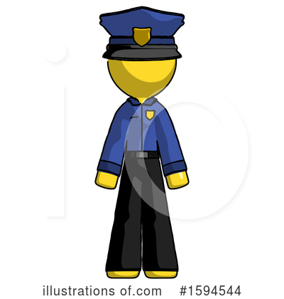 Royalty-Free (RF) Yellow Design Mascot Clipart Illustration by Leo Blanchette - Stock Sample #1594544