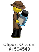 Yellow Design Mascot Clipart #1594549 by Leo Blanchette
