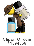 Yellow Design Mascot Clipart #1594558 by Leo Blanchette