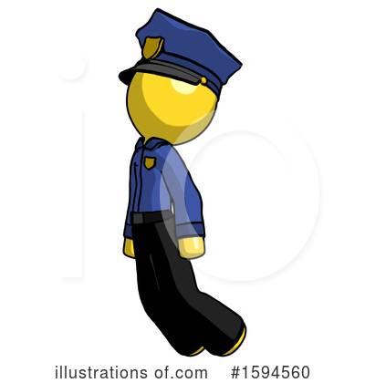 Royalty-Free (RF) Yellow Design Mascot Clipart Illustration by Leo Blanchette - Stock Sample #1594560