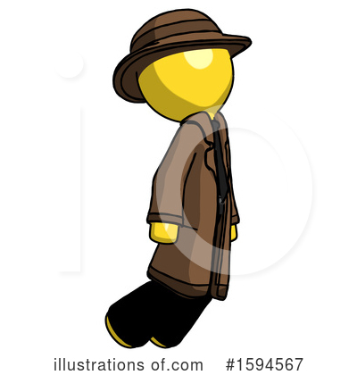 Royalty-Free (RF) Yellow Design Mascot Clipart Illustration by Leo Blanchette - Stock Sample #1594567