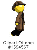 Yellow Design Mascot Clipart #1594567 by Leo Blanchette