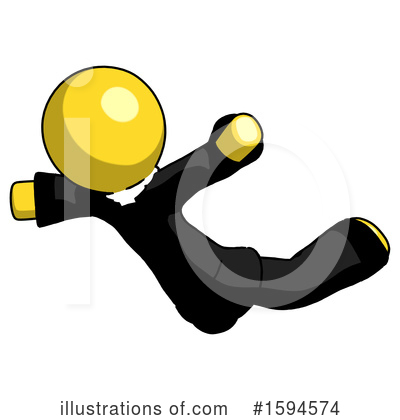 Royalty-Free (RF) Yellow Design Mascot Clipart Illustration by Leo Blanchette - Stock Sample #1594574