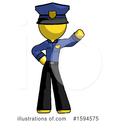 Royalty-Free (RF) Yellow Design Mascot Clipart Illustration by Leo Blanchette - Stock Sample #1594575