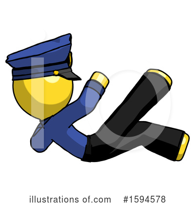 Royalty-Free (RF) Yellow Design Mascot Clipart Illustration by Leo Blanchette - Stock Sample #1594578