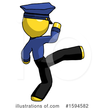 Royalty-Free (RF) Yellow Design Mascot Clipart Illustration by Leo Blanchette - Stock Sample #1594582