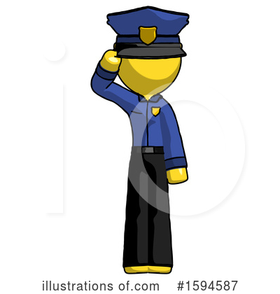 Royalty-Free (RF) Yellow Design Mascot Clipart Illustration by Leo Blanchette - Stock Sample #1594587