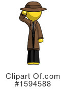 Yellow Design Mascot Clipart #1594588 by Leo Blanchette