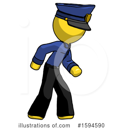 Royalty-Free (RF) Yellow Design Mascot Clipart Illustration by Leo Blanchette - Stock Sample #1594590