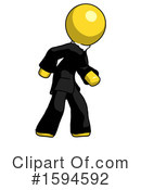 Yellow Design Mascot Clipart #1594592 by Leo Blanchette