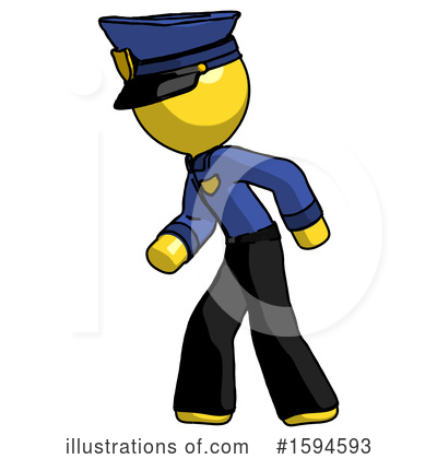 Royalty-Free (RF) Yellow Design Mascot Clipart Illustration by Leo Blanchette - Stock Sample #1594593