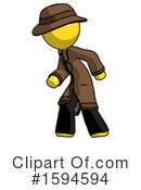 Yellow Design Mascot Clipart #1594594 by Leo Blanchette