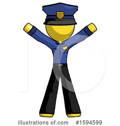Royalty-Free (RF) Yellow Design Mascot Clipart Illustration by Leo Blanchette - Stock Sample #1594599
