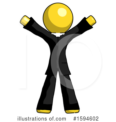 Royalty-Free (RF) Yellow Design Mascot Clipart Illustration by Leo Blanchette - Stock Sample #1594602