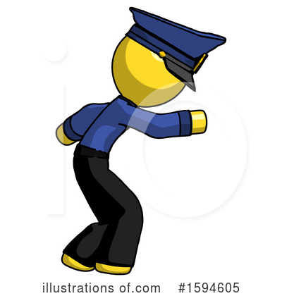 Royalty-Free (RF) Yellow Design Mascot Clipart Illustration by Leo Blanchette - Stock Sample #1594605