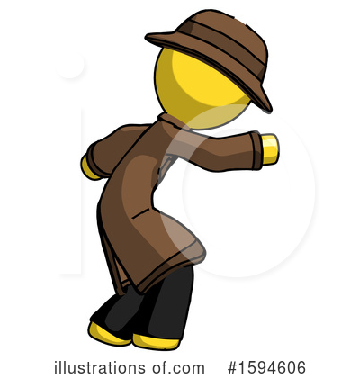 Royalty-Free (RF) Yellow Design Mascot Clipart Illustration by Leo Blanchette - Stock Sample #1594606