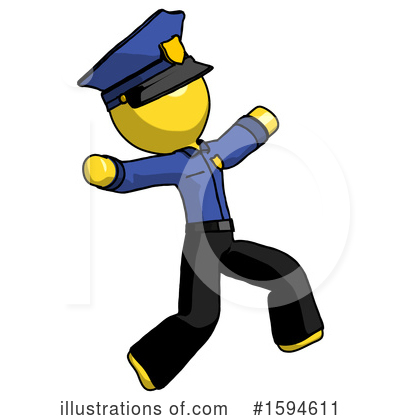 Royalty-Free (RF) Yellow Design Mascot Clipart Illustration by Leo Blanchette - Stock Sample #1594611
