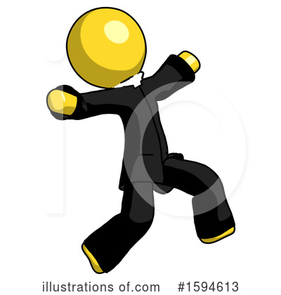 Royalty-Free (RF) Yellow Design Mascot Clipart Illustration by Leo Blanchette - Stock Sample #1594613