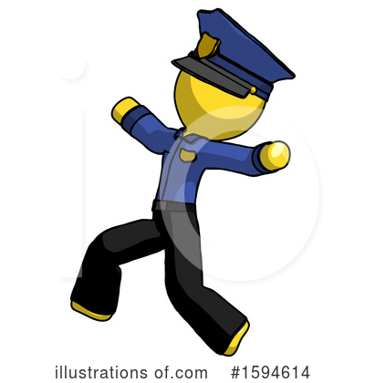 Royalty-Free (RF) Yellow Design Mascot Clipart Illustration by Leo Blanchette - Stock Sample #1594614