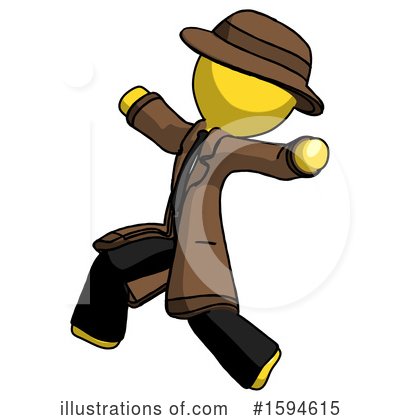 Royalty-Free (RF) Yellow Design Mascot Clipart Illustration by Leo Blanchette - Stock Sample #1594615