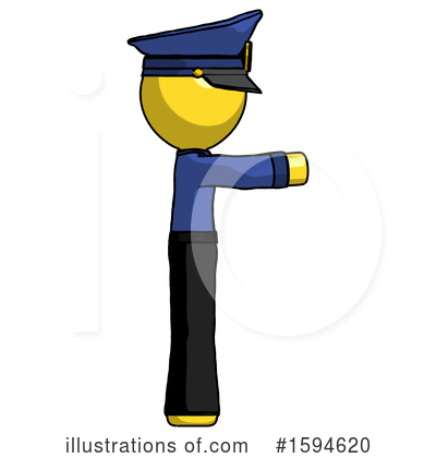 Royalty-Free (RF) Yellow Design Mascot Clipart Illustration by Leo Blanchette - Stock Sample #1594620