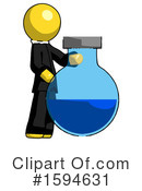 Yellow Design Mascot Clipart #1594631 by Leo Blanchette